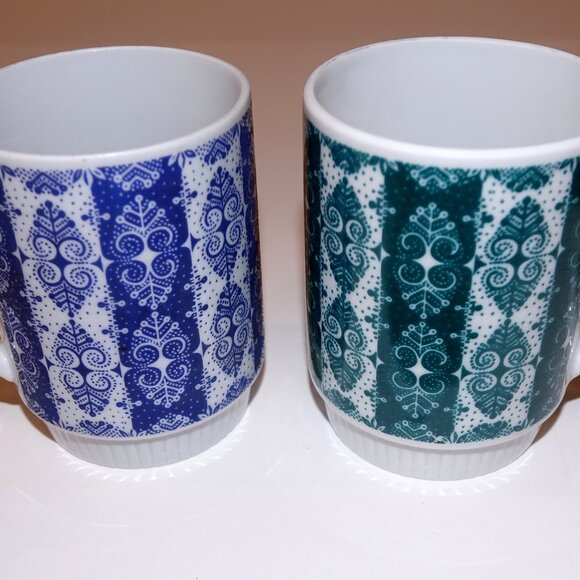 Retro Chintz Patterned Mugs - Picture 8 of 8